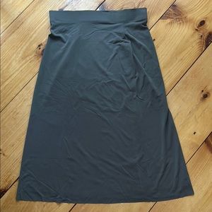 Long Eileen Fisher Green skirt